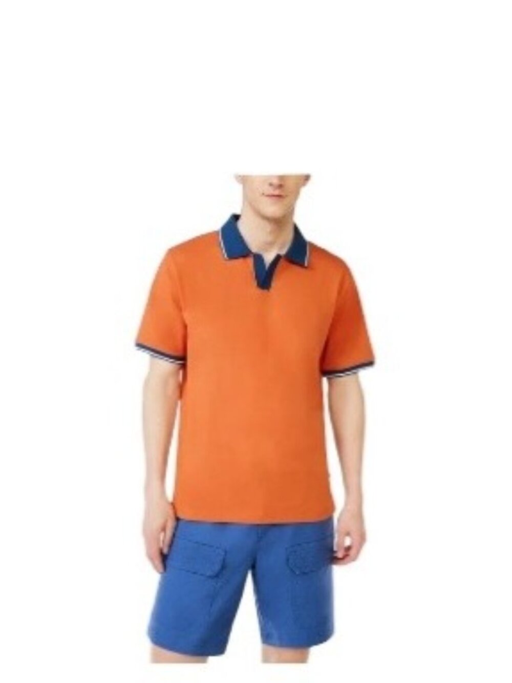 Free Assembly Polo Shirt Orange Size M NWT Preppy Spring Academia Classic Career